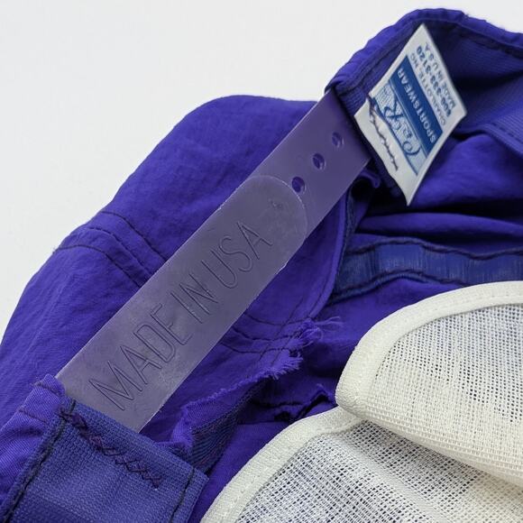 Vintage 90s Purple Dateline NBC Snapback Cap Windbreaker Style TV Network USA - Picture 10 of 10
